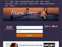 Tablet Screenshot of marieforce.com